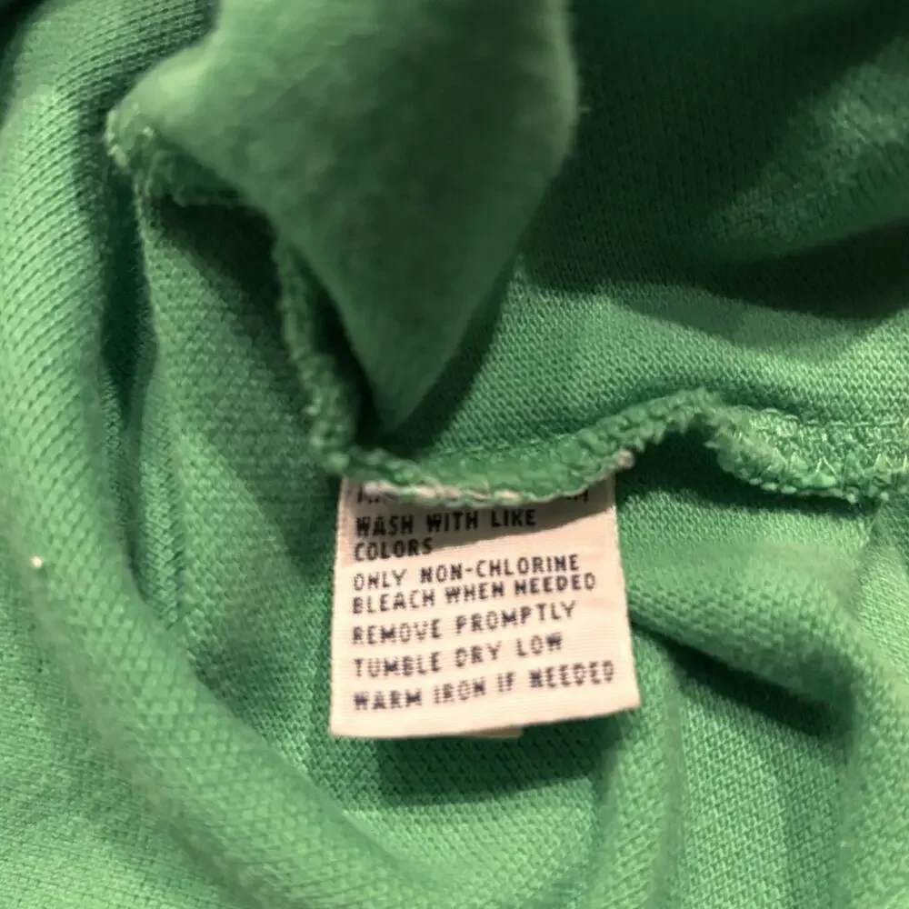 Vintage Polo Ralph Lauren Rugby Polo Kelly Green Double Big Pony Logo Large